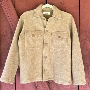 Buck Mason Boiled Wool Field Shirt